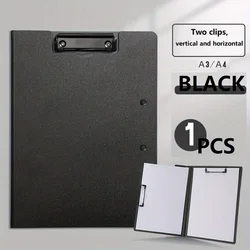 A4 Document Organizer Clipboard with Cover (Black)