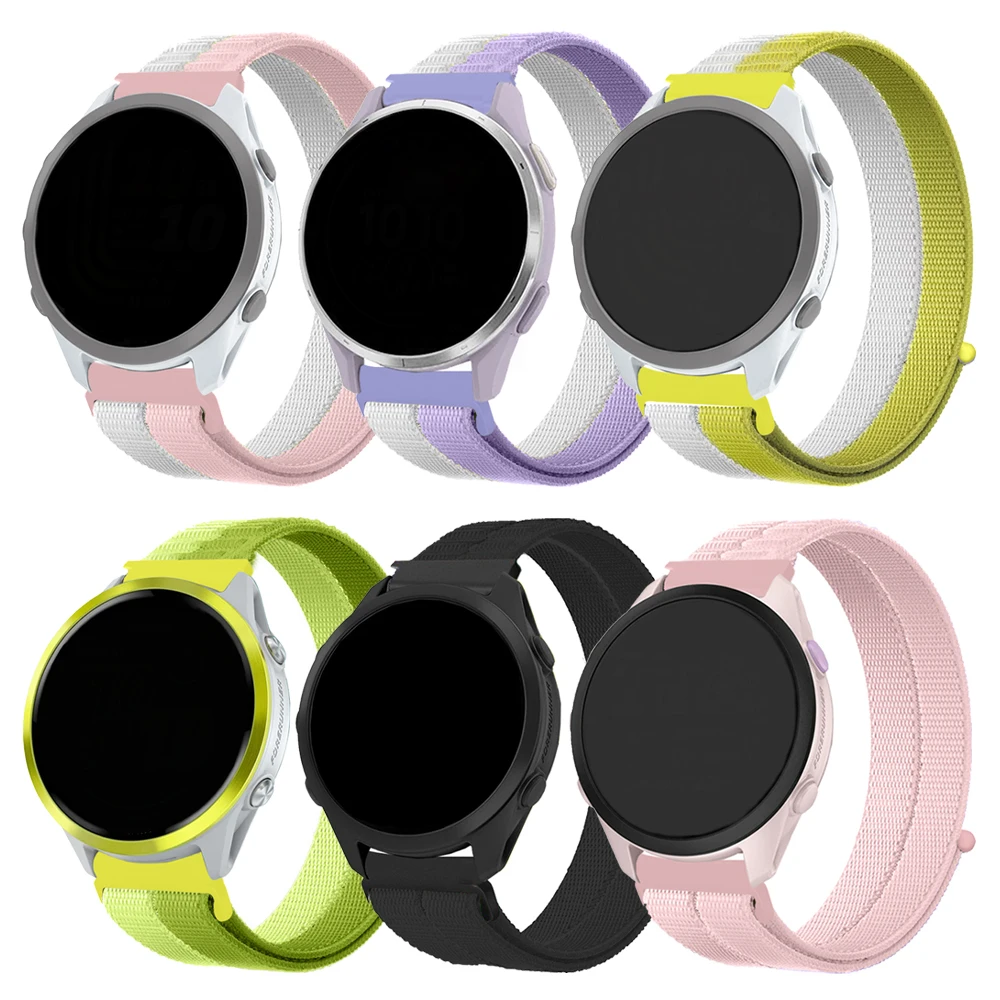 Nylon Loop Braided Watch Strap, 20mm 22mm Wrist Band Bracelet