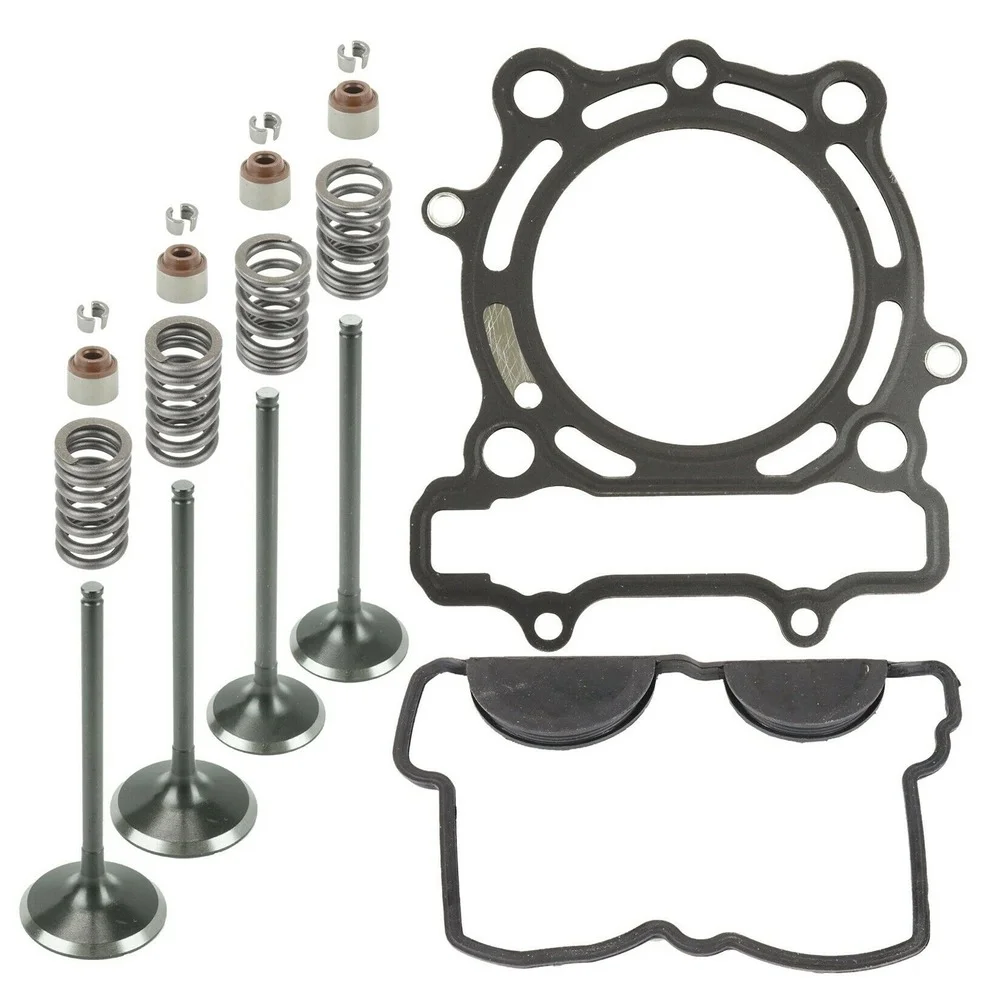 CylinderHeadGasketandIntakeExhaustValveKitforKawasakiKX250F