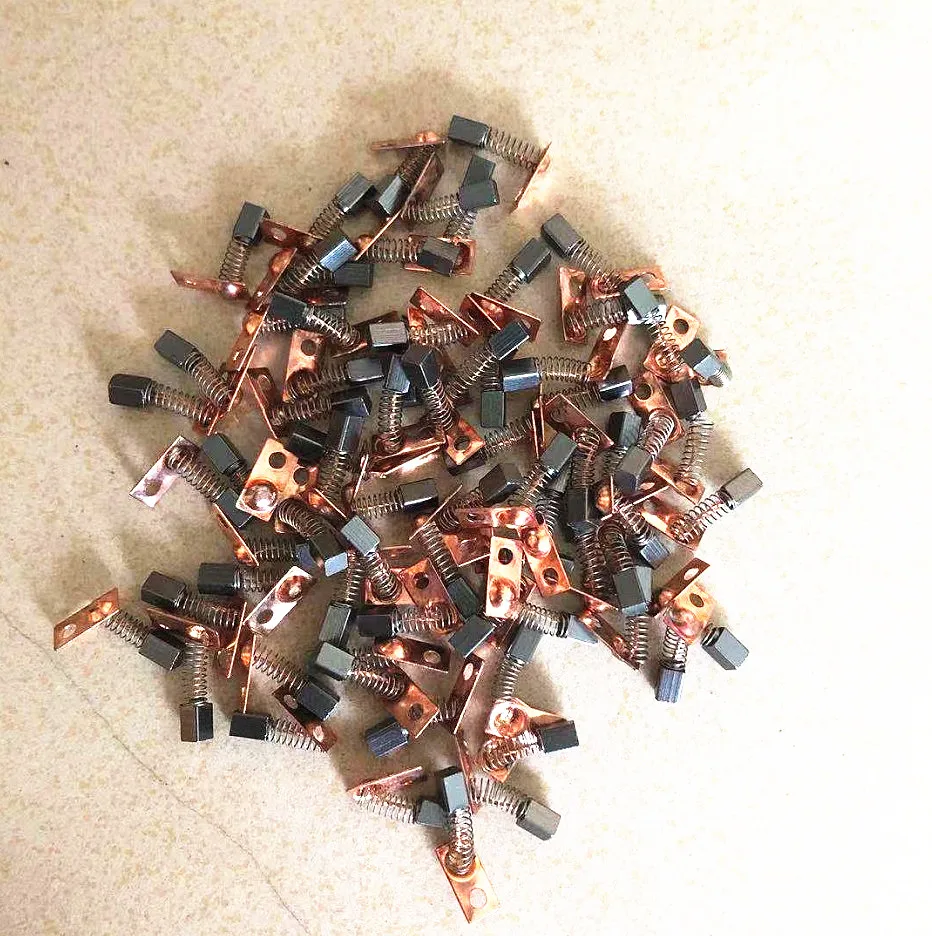 

100pcs Power Tool Carbon Brush Electric Hammer Angle Grinder Graphite Brush Replacement