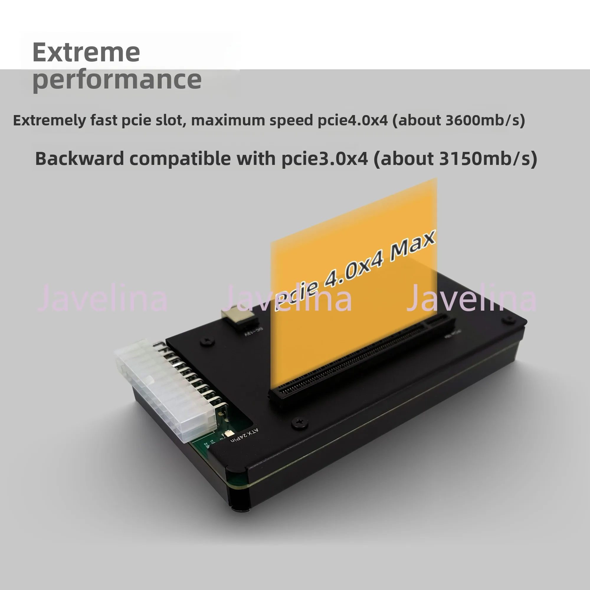 USB4 GPU 확장 도크 (Thunderbolt 4, PCI-4.0x4 외부, ASM..