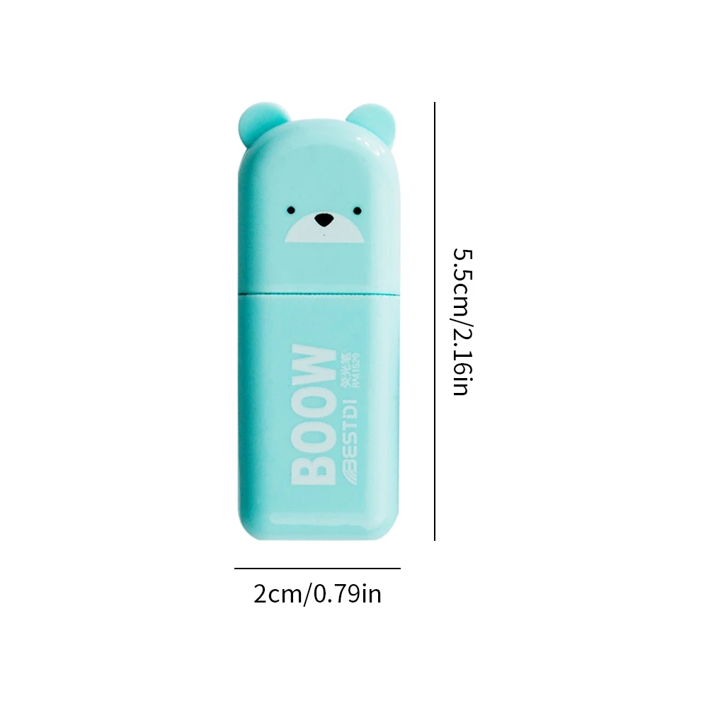 4/5/6 Pcs Kawaii Bear Highlighter Markers