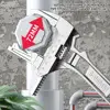 6-68mm Universal Repair Set Bathroom Hand Tools Large Opening Pipe Wrench Nut Key Adjustable Spanner Home Repair Tool Wrench 3