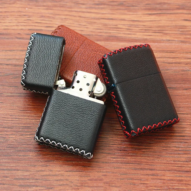 Custom Lighter Case Protective Sleeve Lighter Storage Holster Genuine  Leather Belt Bag Handmade for Zippo Lighter Case - AliExpress