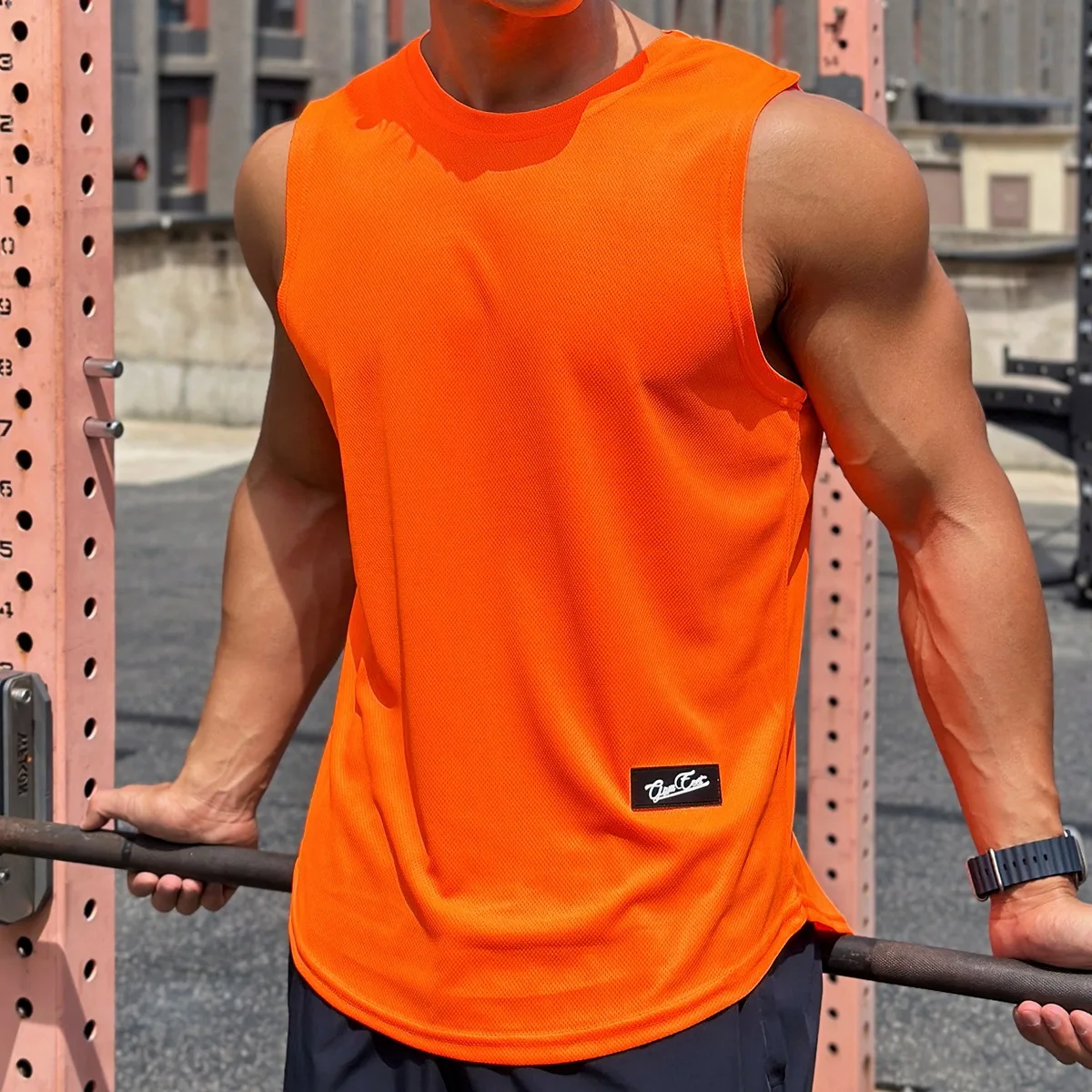 Men's Mesh Fitness Top 4