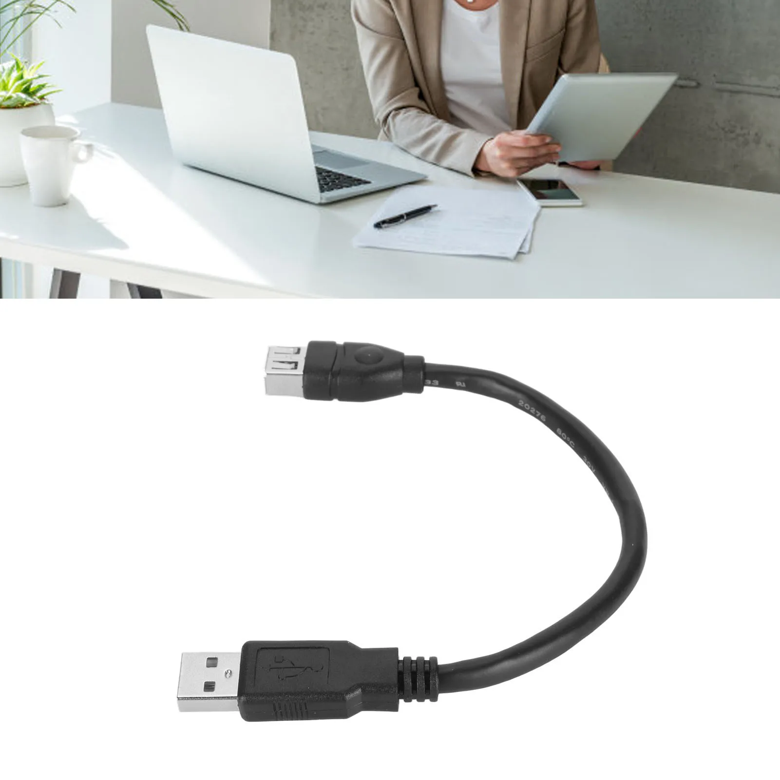 Firewire 6 Pin To USB Cable Easy To Bend Firewire 1394 6 Pin To USB Adapter Cable Professional Female To Male for Scanner