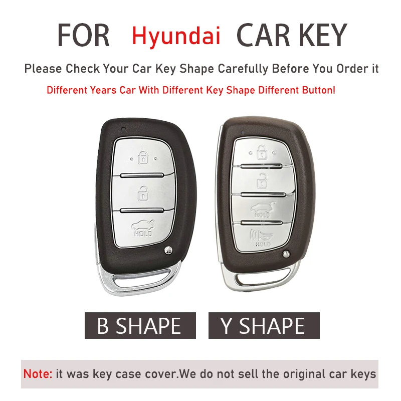 Bow Car Key case for Hyundai Avante 2018 Creta Ix35 Ix45 Sonata 2015 Tucson  Santa Fe Rena Elantra Azera I10 I30 I40 4 Buttons - AliExpress