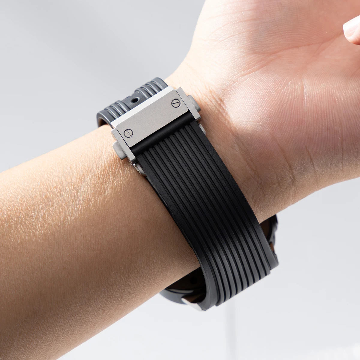 Premium Sports Strap with Stainless Steel Buckle - Luxury Bracelet Edition