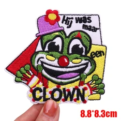Oeteldonk Embroidered DIY Frog Carnival Iron-On Patch (PE9459CT)