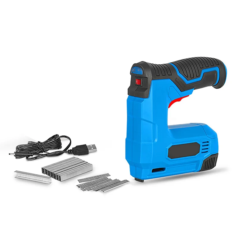 Cordless Lithium Electric Nail Gun USB Rechargeable Small Portable 1500mAh  Lithium Battery Nail Gun For Books Woodworking Tools - AliExpress