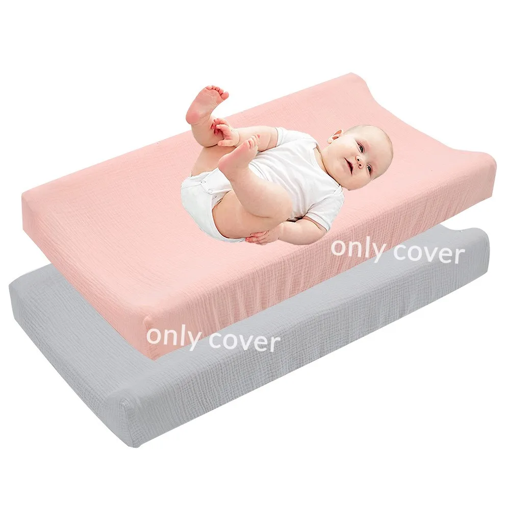 Newborn Baby Changing Pad Cover Infant Diaper Changing Pad Sheet Remove Cotton Cloth Cover Baby