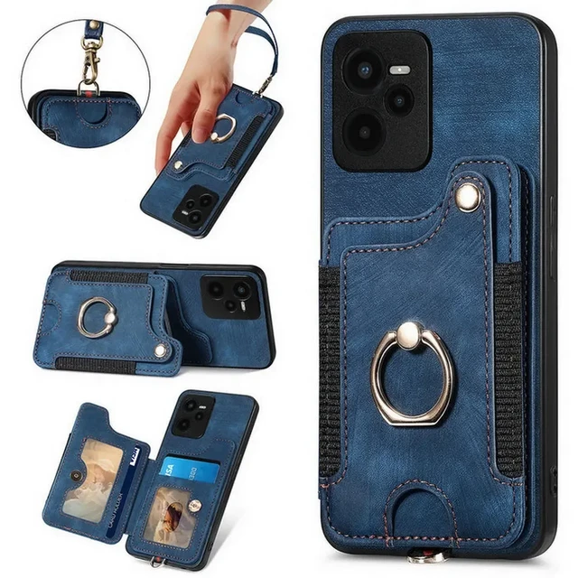 Leather Wallet Phone Case Cover For Oppo A98 5G чехол Funda Para OPPO F23  A1 5G Capas on Etui OPPO CPH2527 CPH2529 PHS110 Coque - AliExpress