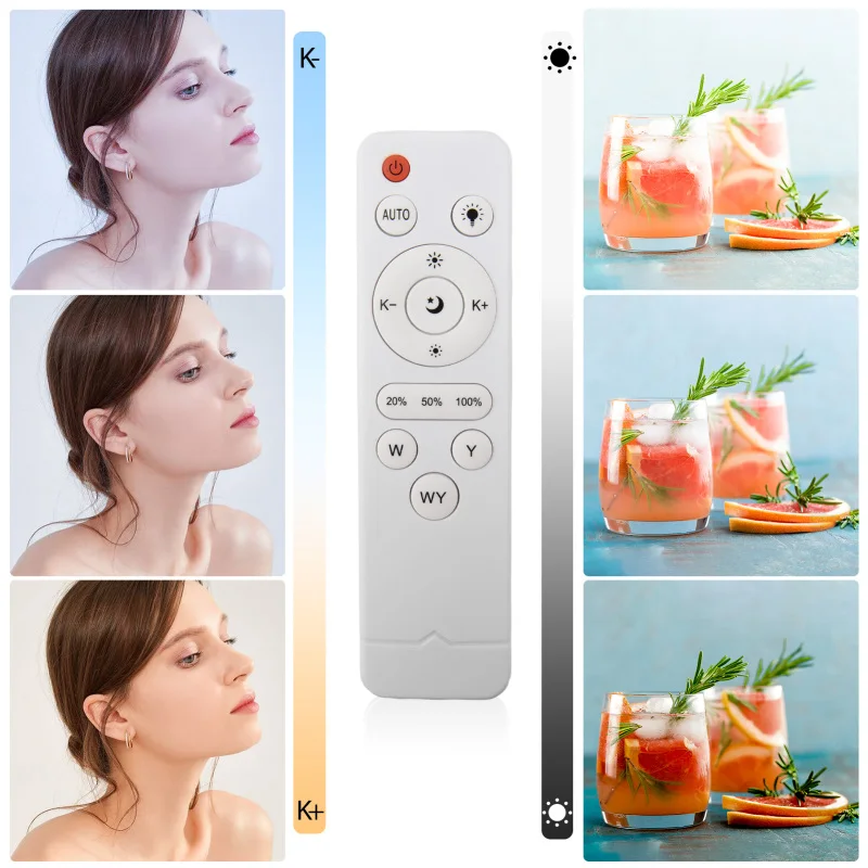 Andoer 스튜디오 사진 조명 키트 소프트박스 조명 세트(LED 조명 소프트박스 포함) 인물 사진용 1.7m 라이트 스탠드 제품 사진