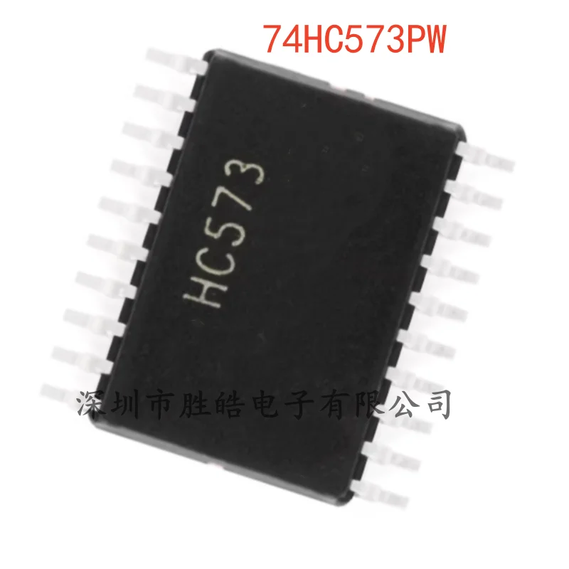 

(5PCS) NEW 74HC573PW , 118 Eight-Way D-Type Transparent Latch with Three-State Output TSSOP-20 Integrated Circuit