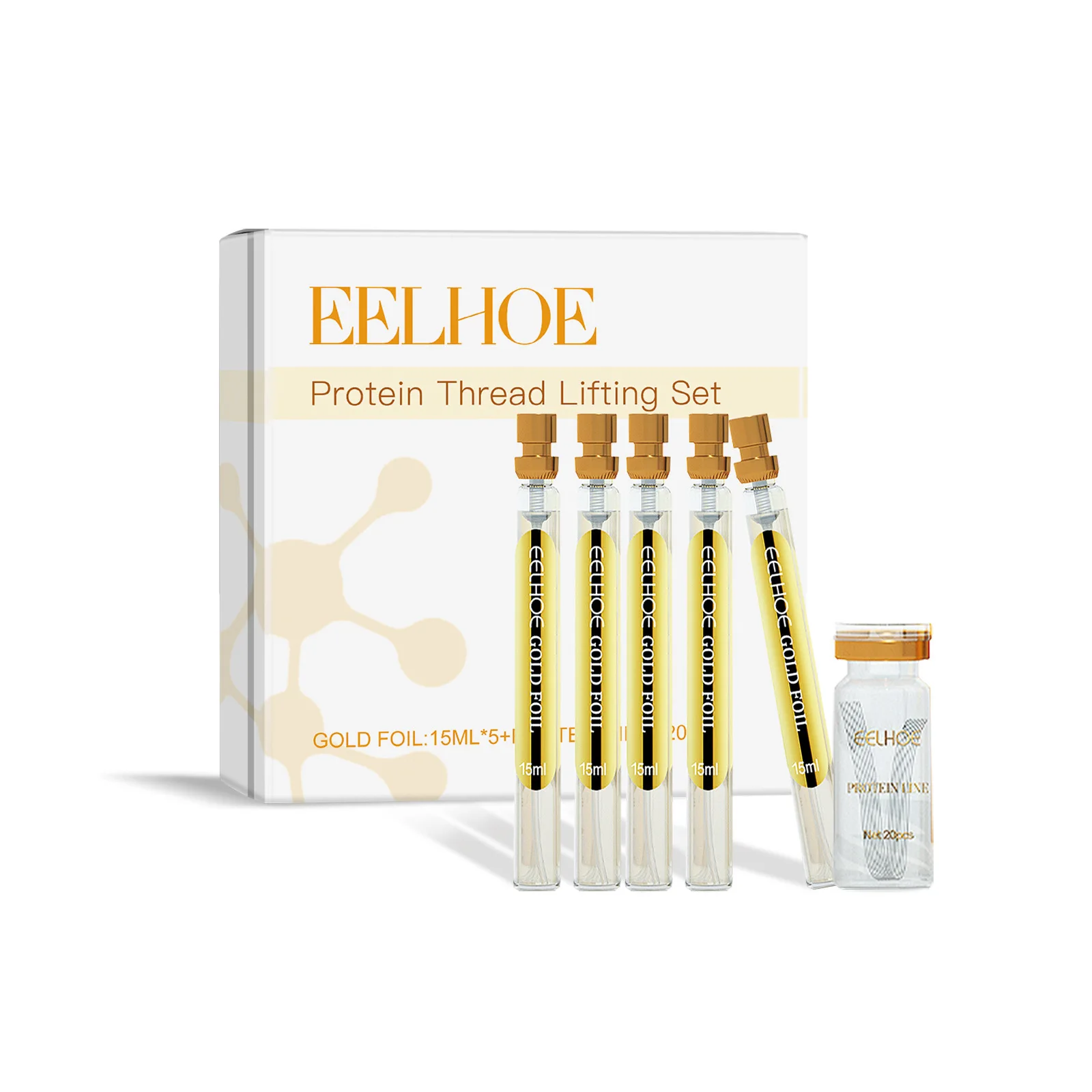 thumbnail image 1 of Hilos de proteína Rellenos absorbibles para reafirmar el rostro Aumentar la elasticidad de la piel Hilos de colágeno hidrolizado para lifting facial, 1 of 4