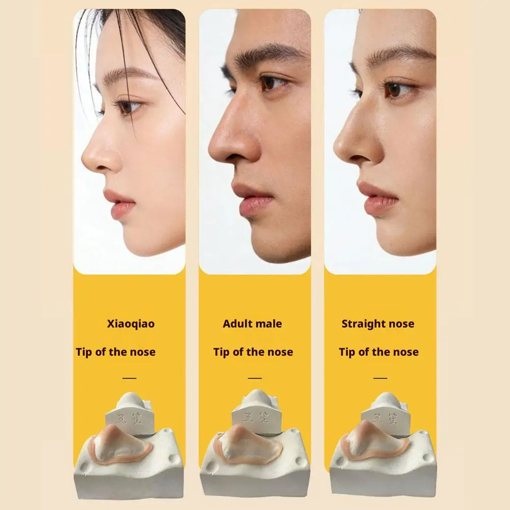 단백질 실리콘 인공 코 코스프레 무대 메이크업 재사용 가능한 가짜 코 키트 피부 친화적 코스프레 특수 효과 메이크업용