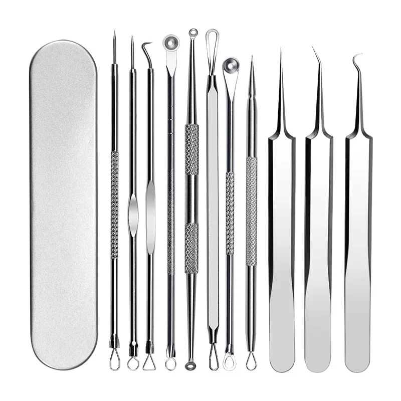 Blackhead Remover 11/8/6/4PCS Acne Blackhead Removal Needles Black Dots Cleaner Black Head Pore Cleaner Deep Cleansing Tool Face Skin Care Tool