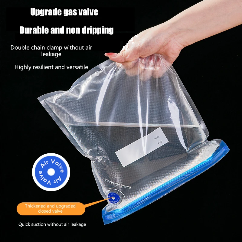 Vacuum Sealer Mini 10pcs Reusable Food Storage Bags Vacuum Bag Food Air Compressed Bag Ziplock Freezer Bags for Kitchen fresh keeping bags plastic food storage bags vacuum seal bags plastic zip lock bags vacuum bags food storage bags