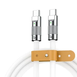 Premium 1.5M USB - C to USB - C 120W Fast Charging Cable - 2m C to C (White)