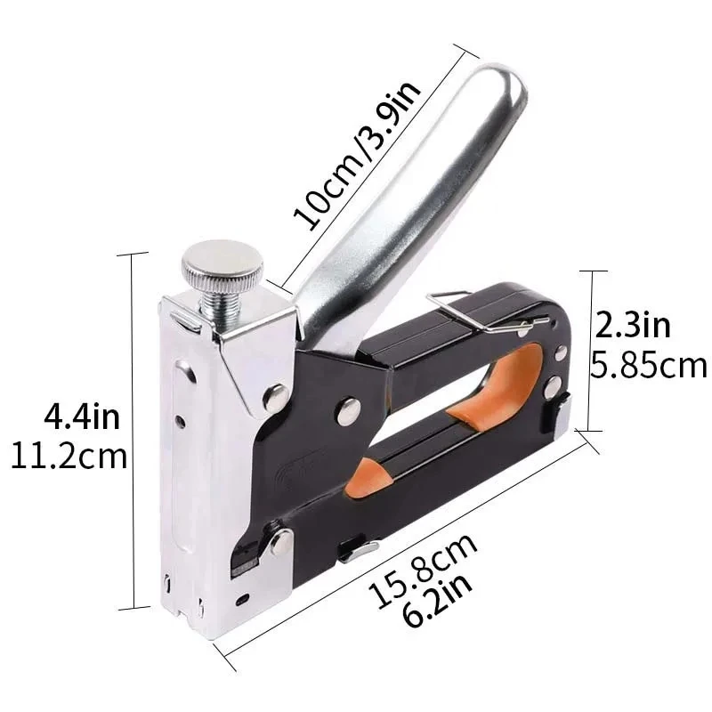 4 in 1 Nailing Machine Durable Portable Comfortable Universal Door Nail T Nail U Nail Straight Nail Manual Nail Gun 1PC 2