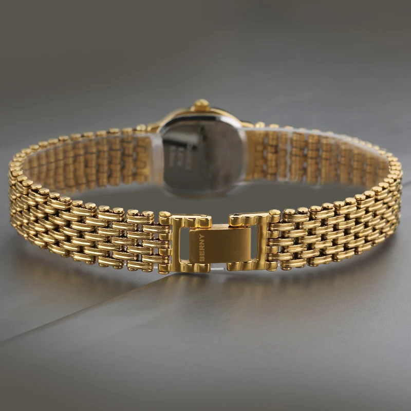 Berny Women/Men Quartz Watch Lover Jewelry Wristwatch Full Stainless Steel Brass Super Sophisticated 30ATM Waterproof Lover Clok -S1396976b958b488b8198b1bbba38c6f2h