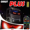 LED Matrix Pixel Panel Light Bluetooth App 5V USB Control Scrolling Advertising LED Car Sign Animation Programmable For Car Sho 1