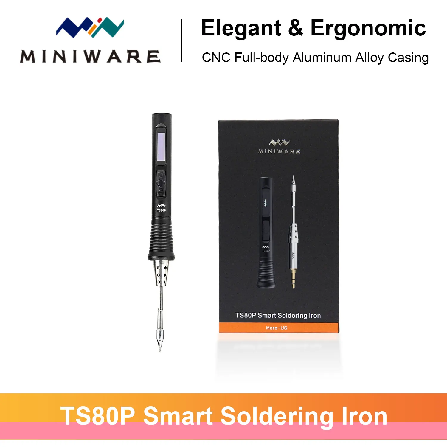 Charmgle BC2 Replacement Tip For TS80/TS80P Soldering Iron | Fast Heating Stainless Steel Tip - View #8