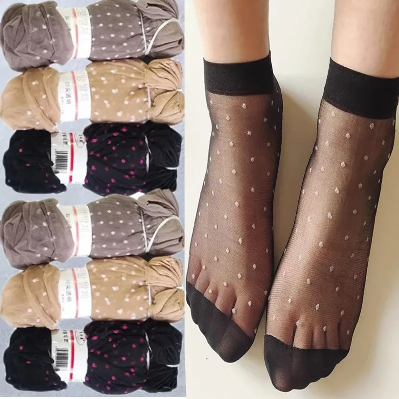 10 Paia Calzini In Pizzo Donna - Calze Alla Caviglia Traspiranti E Assorbenti, Taglia 3-5 - Foto 10