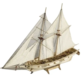 3D Wooden Sailing Ship Model Kit 1