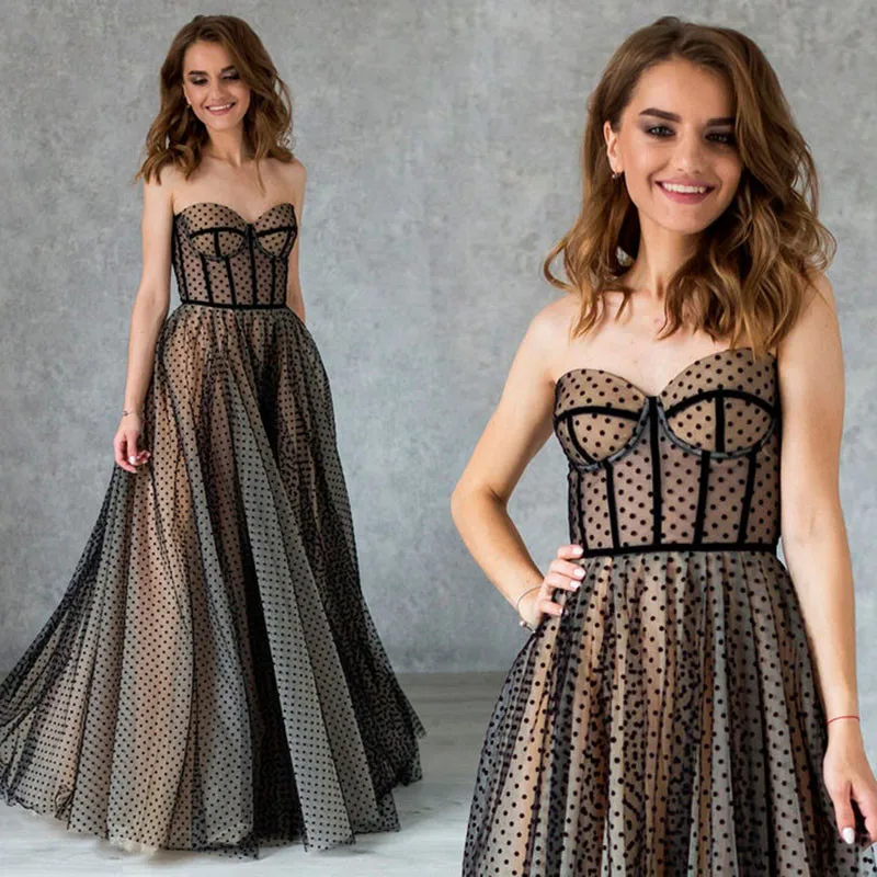

BridalAffair, черные сексуальные вечерние платья с Боковым Разрезом и V-образным вырезом для выпускного вечера, халаты для коктейля, формальные карманы, robe de mariage