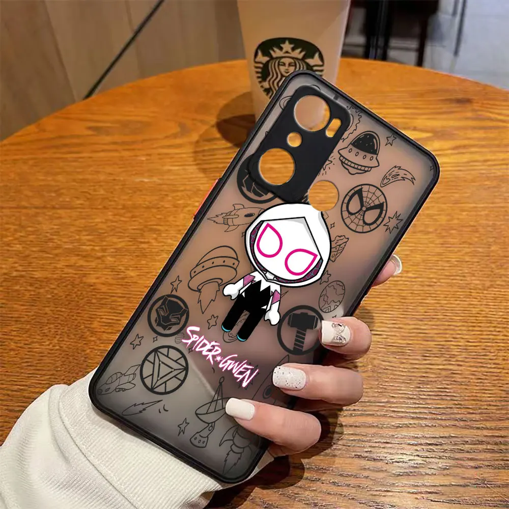 thumbnail image 1 of Funda mate para infinix HOT 20I 12 12I 11 11S 10 10I 10S PLAY 9 8 Pro POVA 3 CAMON 15 17P Funda Marvel Avengers Heroes Space, 1 of 5