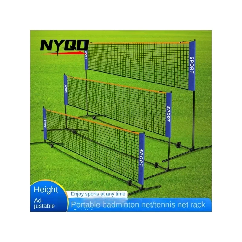 Juego Exterior Familiar Red De Bádminton Display4top - 3M/4M/5M, Altura Ajustable, Para Voleibol, Tenis, Pickleball Kit Red Portable Fácil Montar