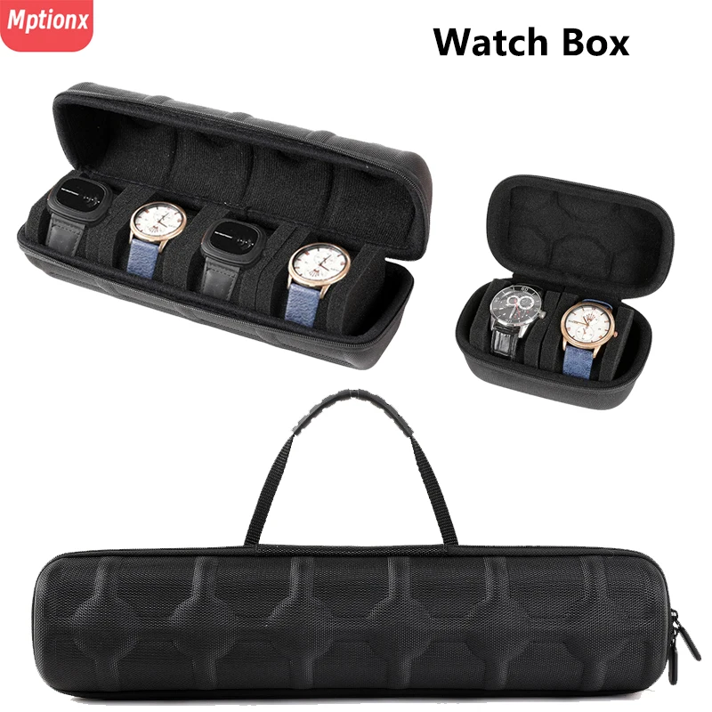 Watch Box Travel Case Portable Watch Display Case Storage Box Organizers for Wristwatches and Smart Watches Men or Women watch storage box watch storage bag watch storage pouch watch display stand