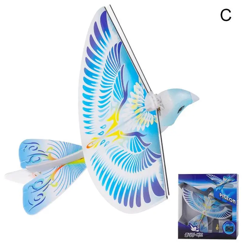 Electronic Bird Toys 2.4 GHz Remote Control Birds Mini RC Drone Electronic Flying Helicopter Aircraft Simulation Bird with Lights Kid's Toys Gifts