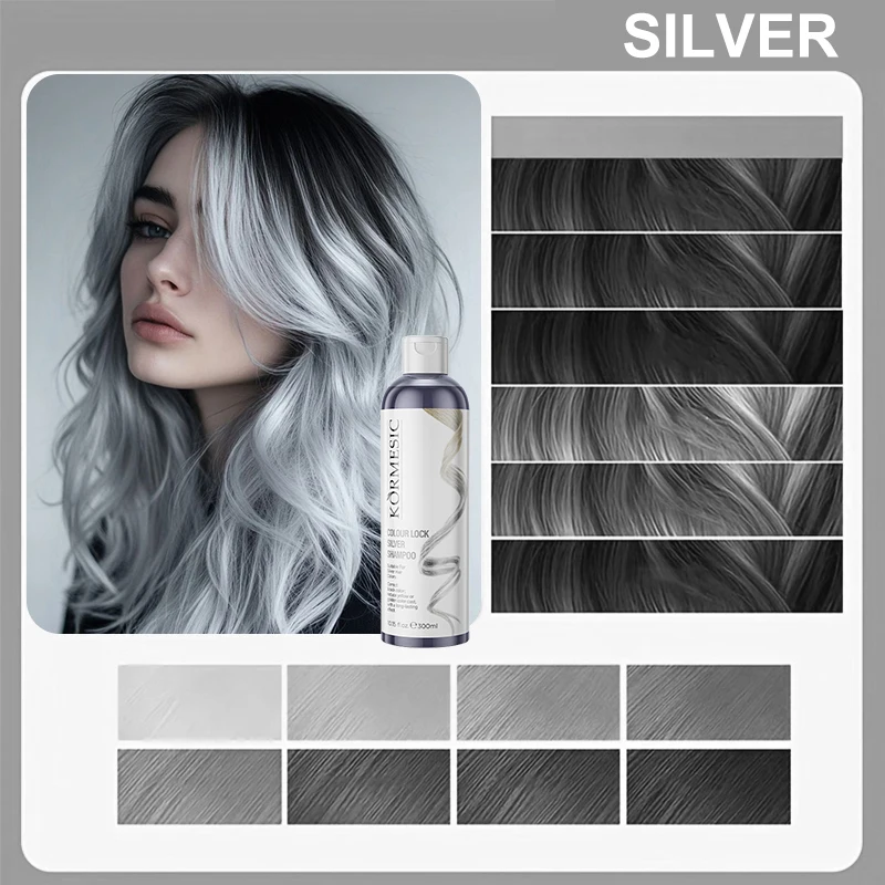 Silver Color Protection Shampoo - Enhances Shine and Preserves Vibrancy