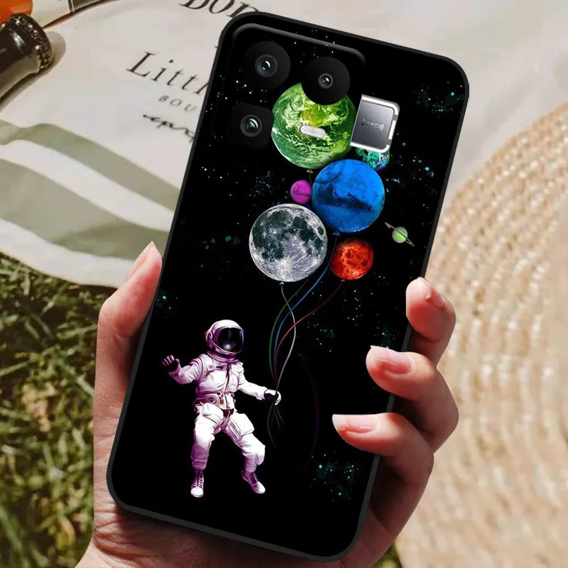 Shockproof Soft TPU Silicone Back Cover with Cute Cartoon Design - 6.78 Silicone Case