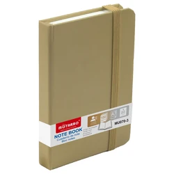 Luxurious A7 Gold Silver Notebook - Perfect for School, Office, or Personal Use (MU070-3gold)