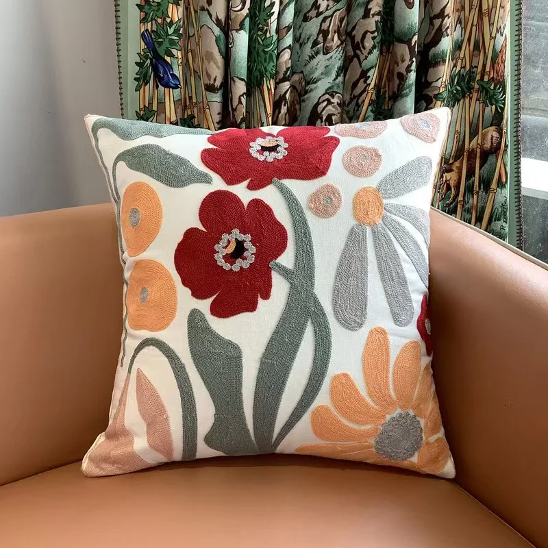 Nordic Floral Pillow Cover 27