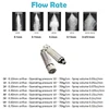 10 Pcs High Pressure Misting Mist Nozzle Garden Water Spray Nozzles For Humidification 0.1MM-0.6MM 4