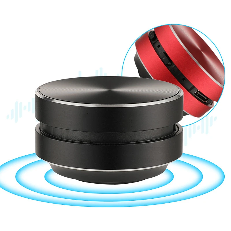 1pc Bone Conduction Bluetooth Speaker Vibration Stereo Audio Digital Tws Wireless Smallest