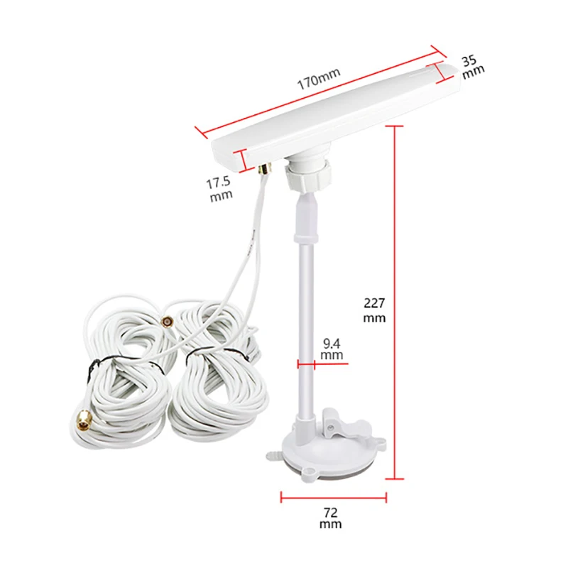 700-6000MHz 4G Router 5G CPE PRO WIFI6 2.4G 5.8G Antenna Adsorb Amplifier Computer Host Household Indoor Outdoor Signal Booster