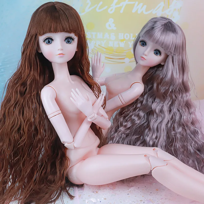 Em promoção! 60cm De Boneca Cabeça A Pele Branca 1/3 Bjd Boneca