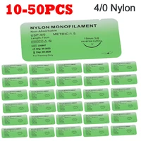 4/0 Non-injured Medical Monofilament Thread Nylon Silk Veterinary Practice Suture Kit for Medical Students Education