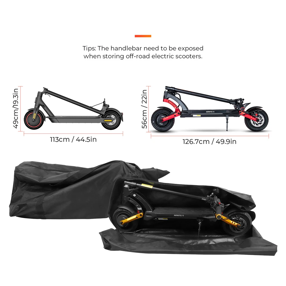 Borsa Per Manubrio Scooter 4L Impermeabile In EVA – Fissaggio Rapido Per Xiaomi Ninebot NIU IScooter