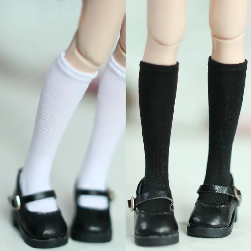 A Pair of Blyth Doll Lace Socks Cute Long White Sock for Blythe Licca Azone OB24 Pullip 1/6 Dolls Accessories Children Gifts - Image 6