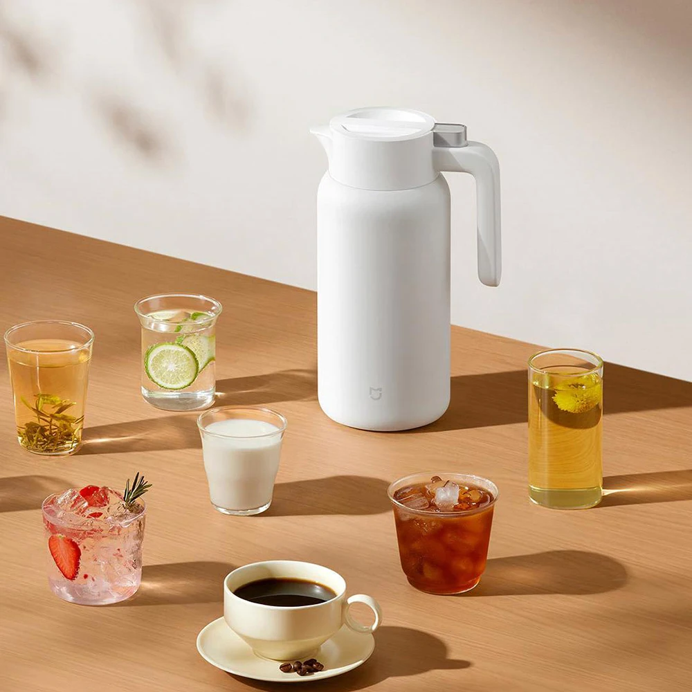 XIAOMI MIJIA Thermos Flask,For Home,Office,1.5L/2L Vacuum Insulated Water Bottle For Hot/Cold Water With leakproof Closeable Lid 3