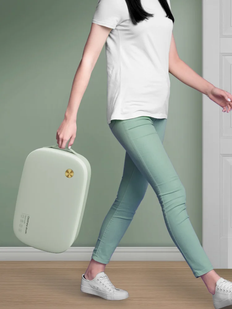 220V Portable Clothes Dryers Laundry Appliances Household Clothes Drying Small Foldable Travel Portable Clothes Dryer Suspend 6