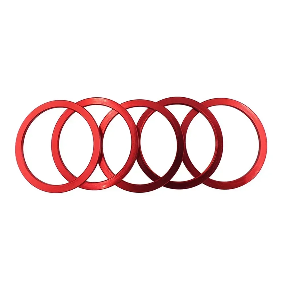 Bicycle Bottom Bracket Washer Center Axle Washer Cassette Spacer 1/1.5/2/2.5/3mm Aluminum Alloy Bike Hub Washer Bottom Bracket