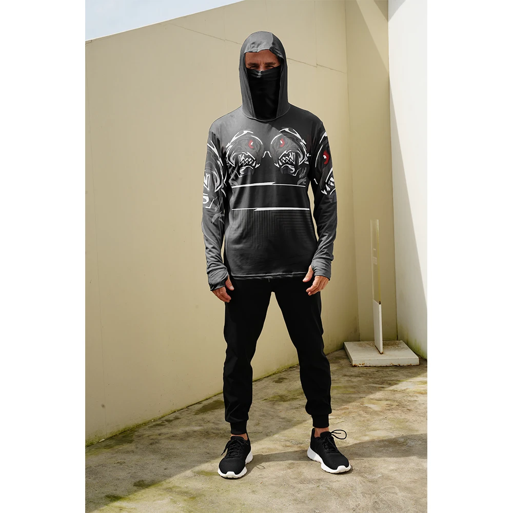 Sweat à capuche de pêche anti-UV, vêtements de protection solaire, chemise respirante, maillot de pêche à séchage rapide  18