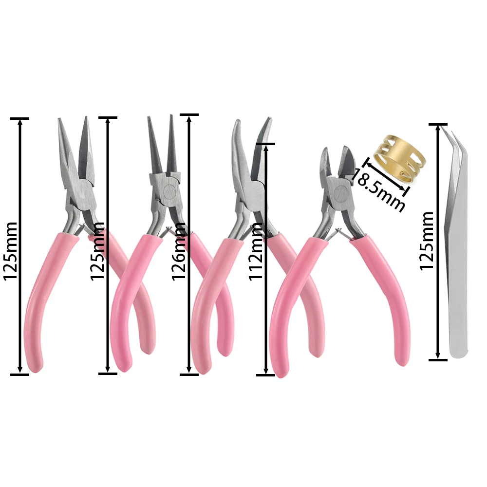6pcs/Set Jewelry Pliers Tools Kit